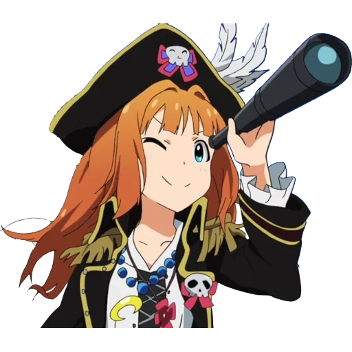 giorno, anime pirata, anime girl, anime girl pirata, animal pirates anteprima
