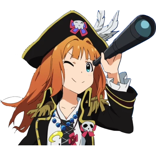 days, pirate animation, anime girl, anime girl pirate, anime pirate preview