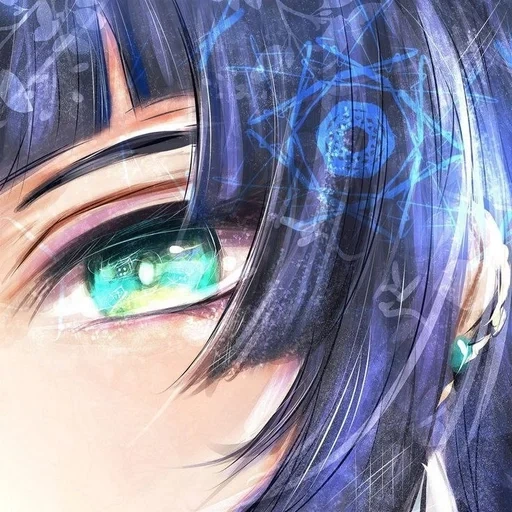 ayumi, ojos de anime, los ojos del arco iris del anime, ojos de anime sin fondo, diferentes ojos animados