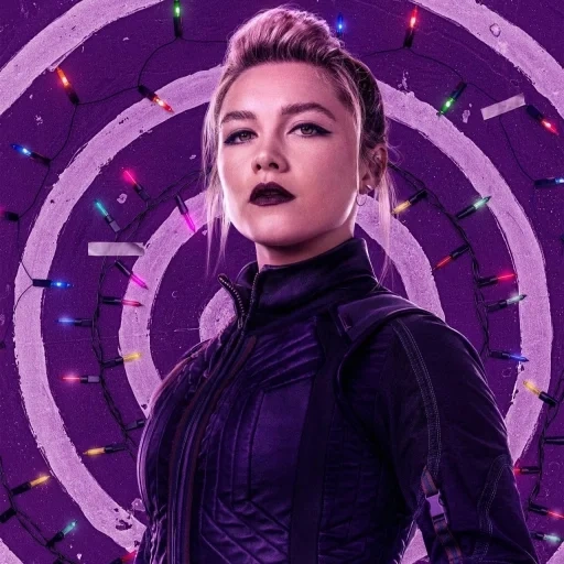 florence pew, helen the black widow, florence pew hawkeye, hawkeye 2021 poster, florence pew haley stanfield