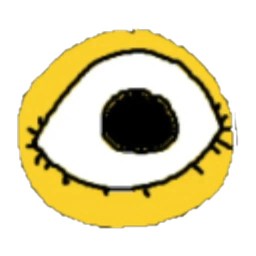 eye, darkness, smiling face eye, eye animation, lovely yellow smiling face