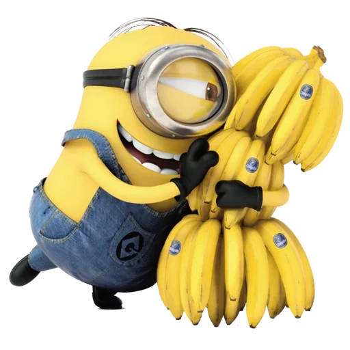 minion, dolce servitore, mignon stewart, banana minions, i minion adorano le banane
