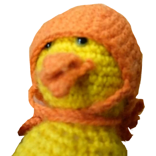 duck, lala muscovy duck, luffa sunrise 0056, lala fanfan knitted duck, plush toy duckling quack