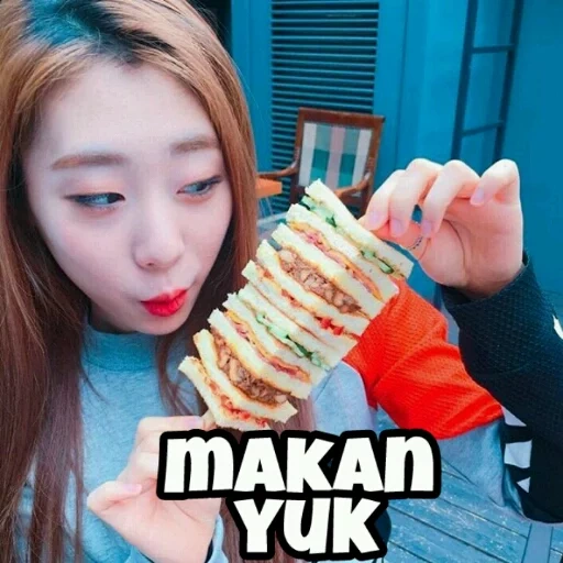 orang asia, makan, mukbang, makanan mukbang, korean street food