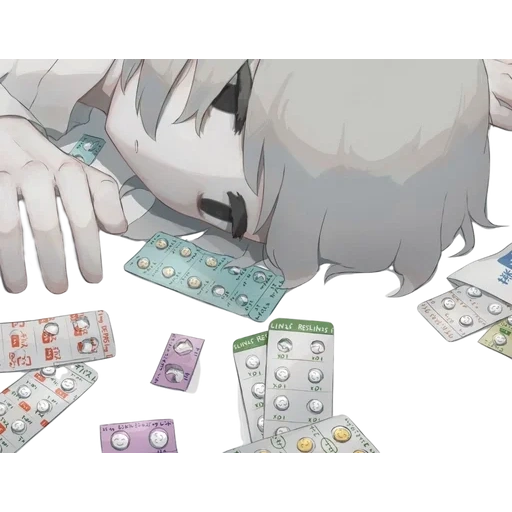 аниме, токио, грустные аниме, аниме avogado6 таблетки, японский художник avogado6