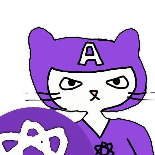 maullar, anime, gato, humano, kat perple