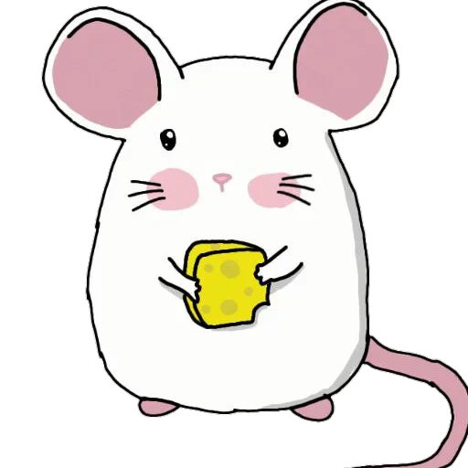 tikus lucu, hamster sketsa, gambar sketsa, sketsa tikus yang indah, hamster itu ringan