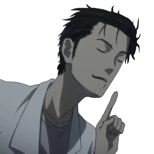 animation, okabe rentaro, anime picture, cartoon characters, stein gate okabe rentaro