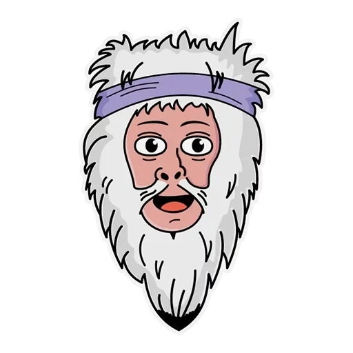 grandfather's face, the head of santa claus, the face of santa claus, santa claus head vector