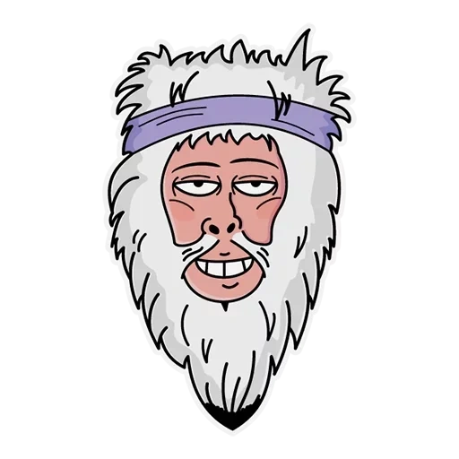 beard, grandfather's face, the head of santa claus, the face of santa claus