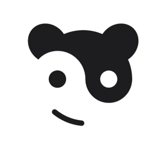 insignia, símbolo de panda, panda yin y yang, patrón de panda, panda logo