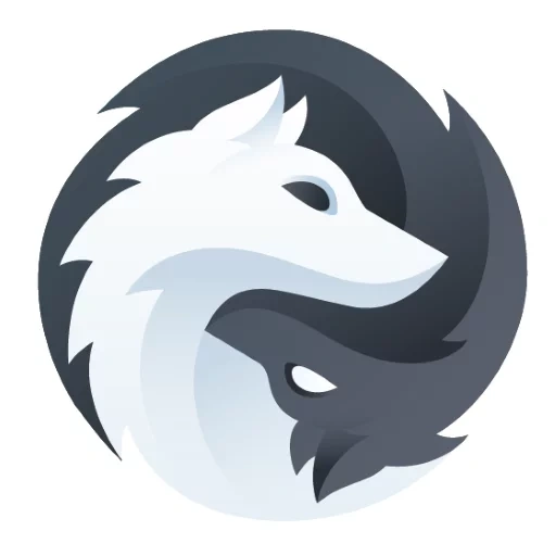 wolf, animación, discord, discord bot, juego de ícono de lobo