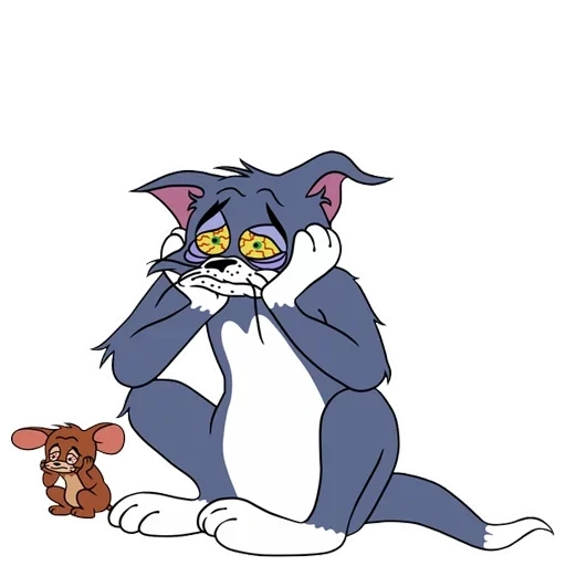 tom jerry, triste tom, tom jerry cat, personnages de tom jerry, tom jerry triste tom