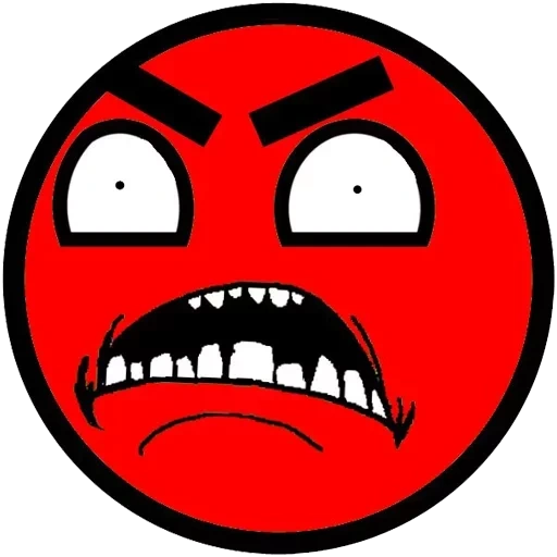 enfado, bugurt, enfado, chico, el emoticón rojo está enojado