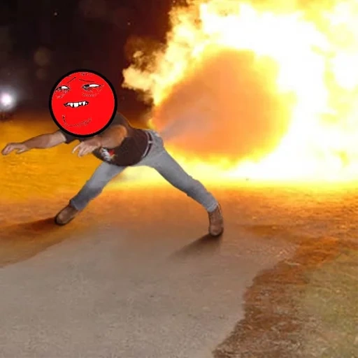 pukan, bukkan está en llamas, explosión de pedo, bombardear a pukan, boca de combustión