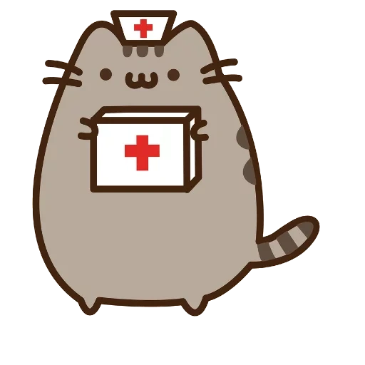 pushin kat, gatto pushin, kawaii cat pushin, pushin kat doctor, pushin kat nurse