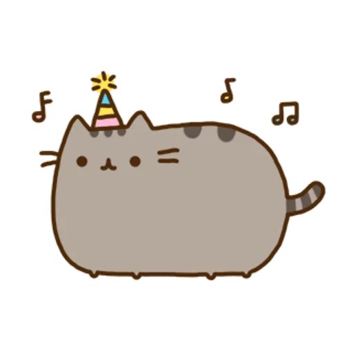 pushin, cat pushin, pushin cat, puffs of cats, pusheen cat