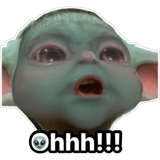 the face, funny, the people, yoda jr, the baby yoda
