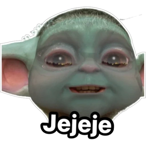 wajah, orang, anak, yoda kecil, bayi yoda