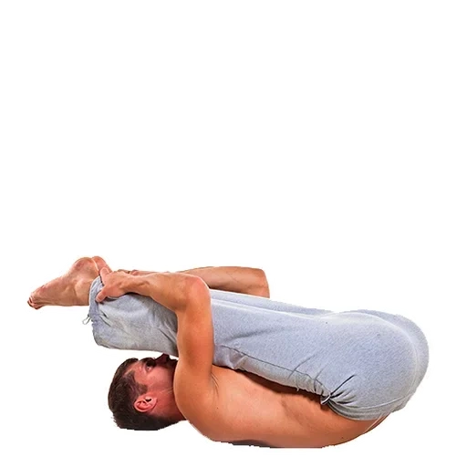 jovem, bolster, postura de yoga, postura de yoga, estilo de yoga