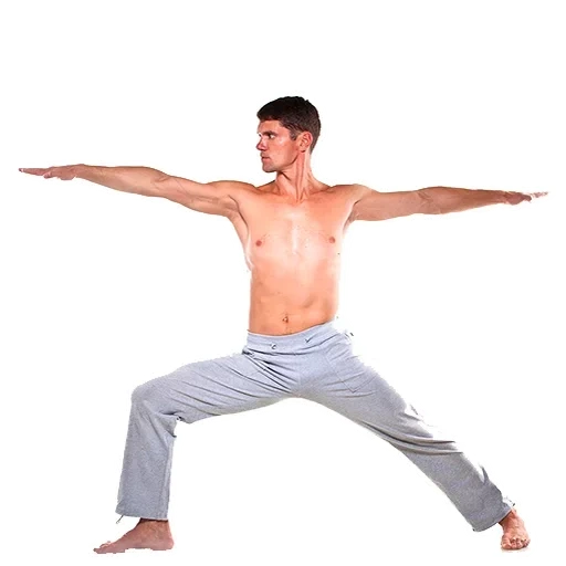 yoga, postur yoga, yoga pria, pria yoga, pose yoga prajurit