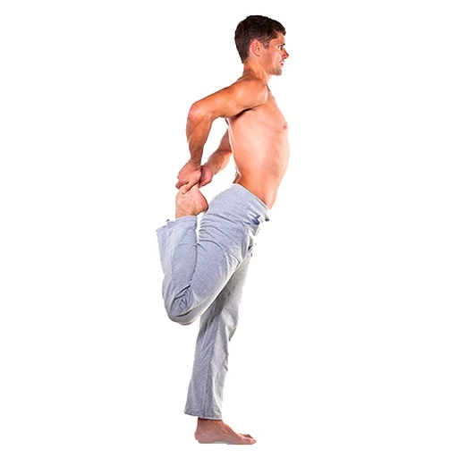postura, hombre, gente, postura de yoga, postura de yoga