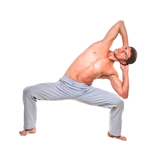 yoga, chris poser, an open posture