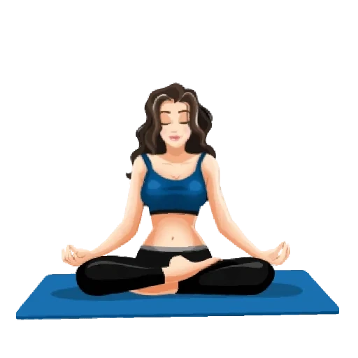postura de yoga, clipart yoga chica completa, emoji yoga, yoga clipart, yoga yoga