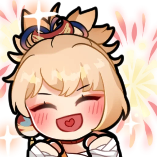 personajes de anime, chibi químico de toga