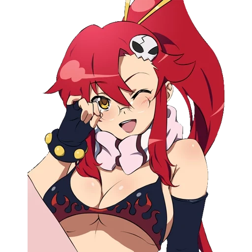 yoko litner, gullen-lagan, gurren lagann yoko, yoko gullen lagan