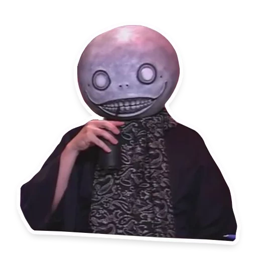 taro yoko, yoko taro meme, yoko taro gesicht, statue von taro yoko, taro yoko ohne maske