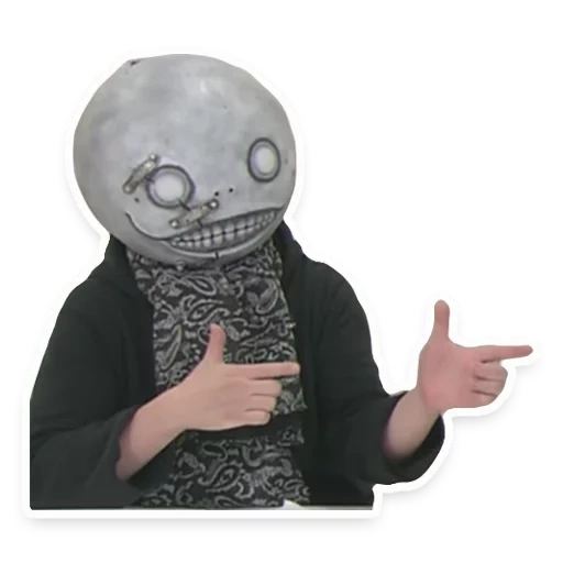 yoko taro, yoko taro, máscara yoko taro, máscara yoko taro, yoko taro sin máscara