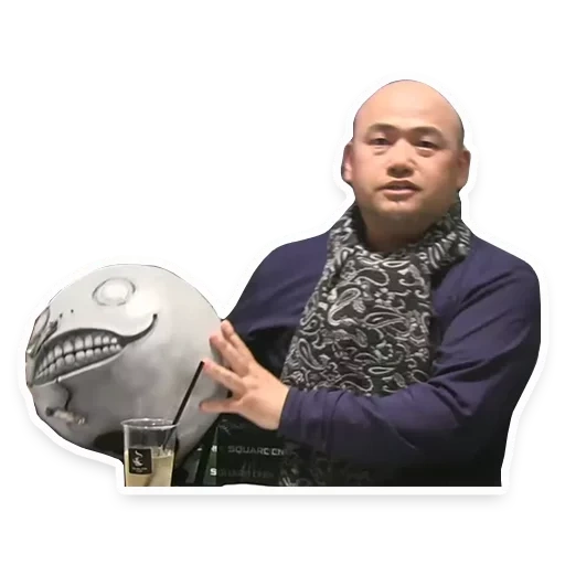 asian, the people, taro yoko, yoko taro, taro yoko trägt keine maske