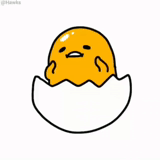 yang indah, gudetama, gudartama, gooddama, kuning telur gooddem