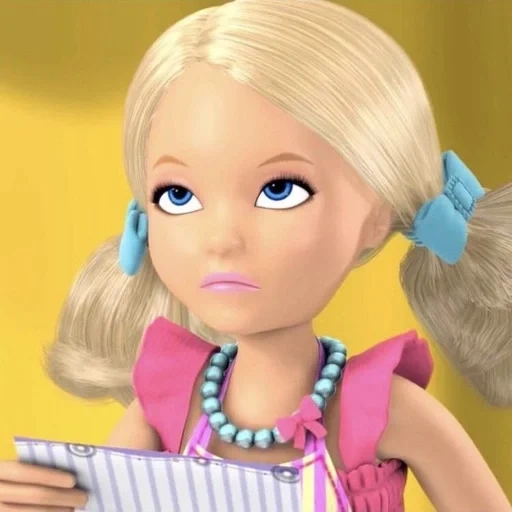 barbie, caricatura de barbie, barbie barbie, chelsea roberts barbie, barbie life house dreams