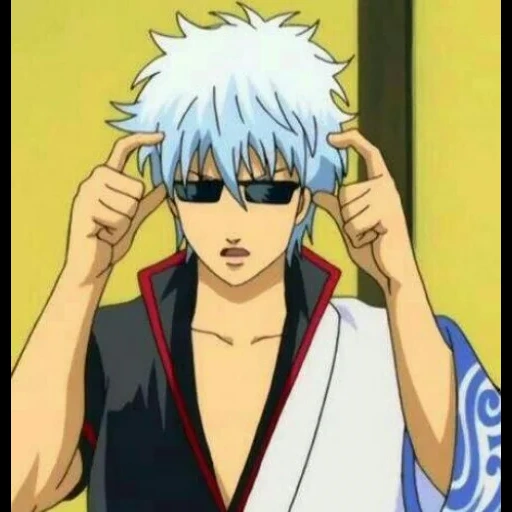 gintoki king, gintama shinichi, ginsan gintama, personagens de anime, gintama gintoki