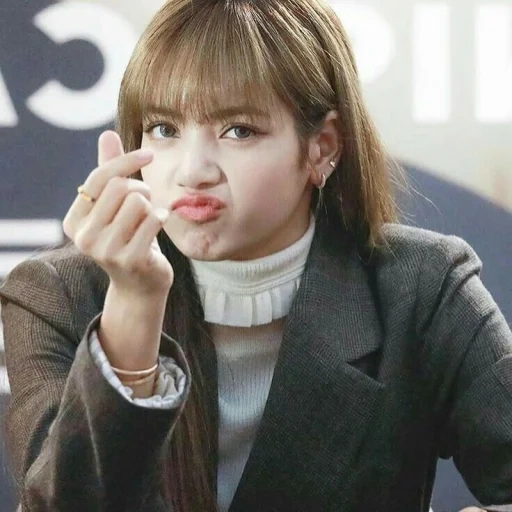 menina, pó preto, lisa blackpink, linda garota