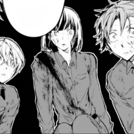 manga, picture, from stray dogs, great stray dogs, great stray dogs of manga tanizaki