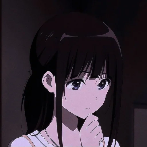 figura, mulher anime, animação chitanda, personagem de anime, menina personagem anime