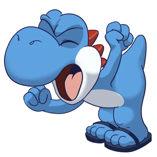 yoshi, charakter, yoshi mario, schlumpf klamssey, mario blue yoshi