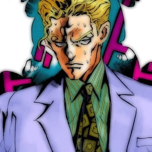 jojo, anime jojo, jojo kira yoshikaga, ich bin kira yoshikaga jojo, wohnraum kira yoshikaga