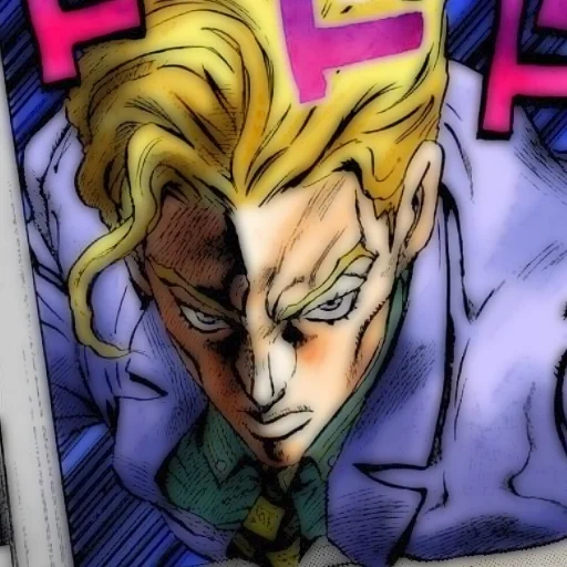 jojo manga, kira yoga, je suis jigakila, partie 6 de jojo, jojo kira yoshikage