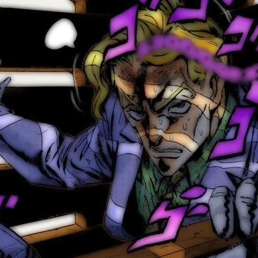 jojo vicki, kira yoshikaga, lesen sie jojo 4, jojos abenteuer, jojo steel ball run malage phone