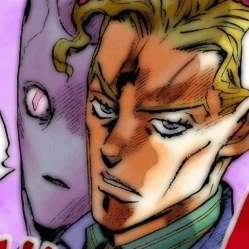 yoshiga ji ra, jojo kira yoshikage, io sono kira jihe jojo, chojo personaggio biondo, jojo munga gila giga