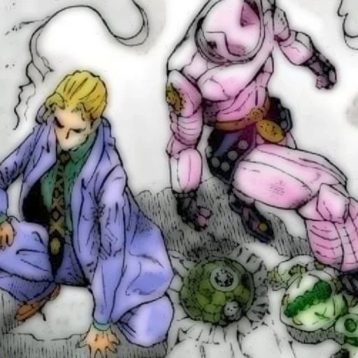 jo jo, yoshiga ji ra, le avventure di jojo, giorgio fine parte 6, yoshiga kira 8 killer queen