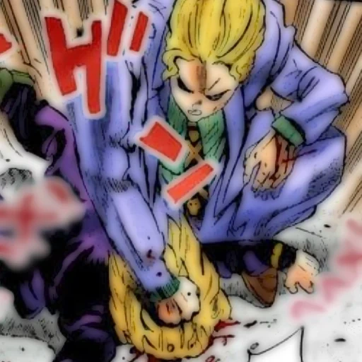 jojo, jojo 4 manga, petualangan jojo, seperlima dari jojo, jojo manga color