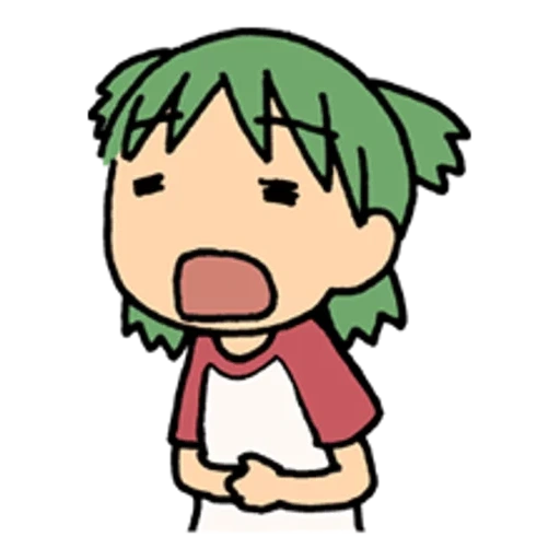 animais, yetsuba, yotsuba, desenho, um dos personagens