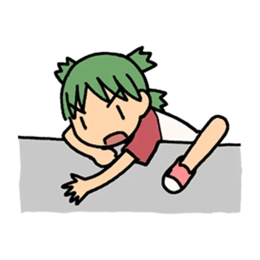 anime, yotsuba, anime, zeichnung