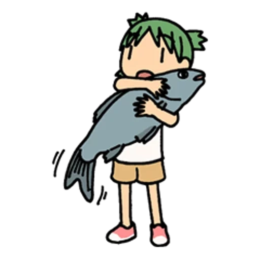 paquet, yotsuba, émoter, personnages d'anime