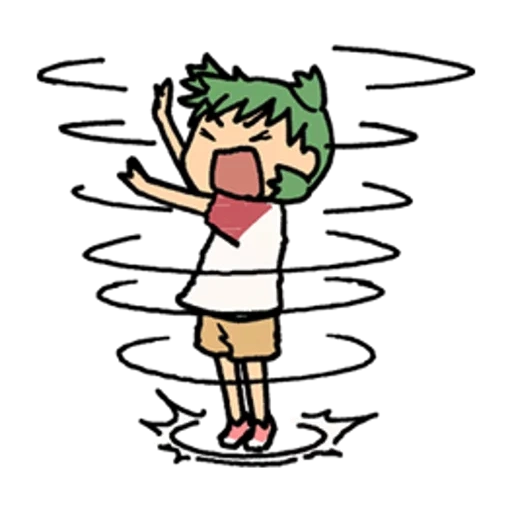 yotsuba, anime-zeichnungen, asinastra